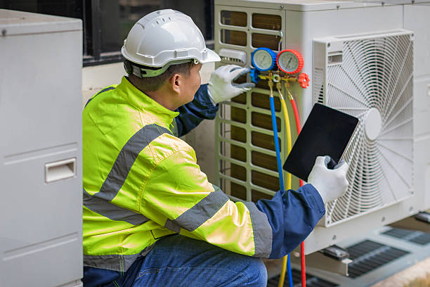 Professional Ductwork Repair technician working in Delafield, WI